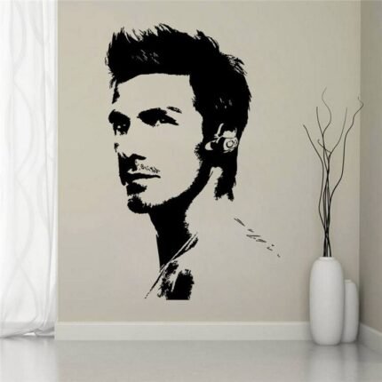 David Beckham Sports Celebrity Football Wall Decal - emarkiz-com.myshopify.com
