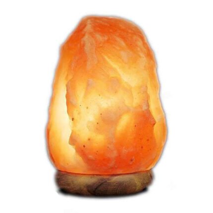 Himalayan Salt Lamp 3-4 kg 7-8 inches with Wooden Base - emarkiz-com.myshopify.com